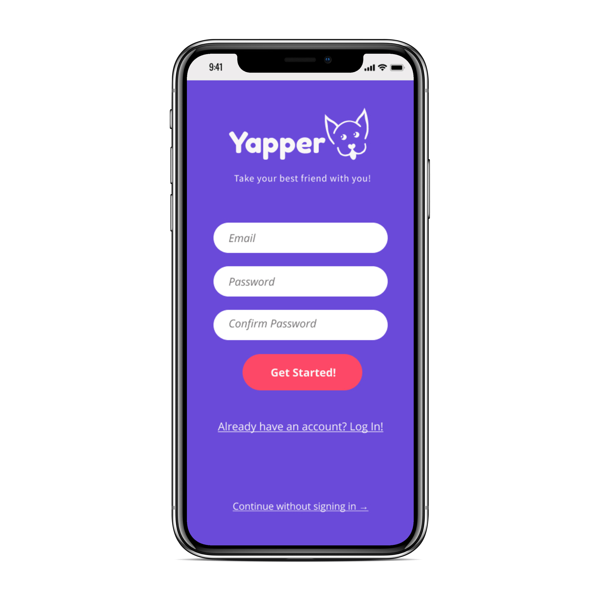 Yapper Homepage